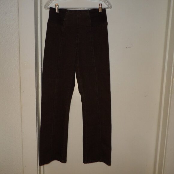 DG2 By Diane Gilman Brown Pull On Jeans Sz S - Picture 1 of 6